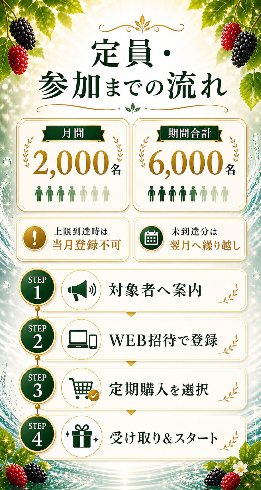 定員・参加までの流れ
